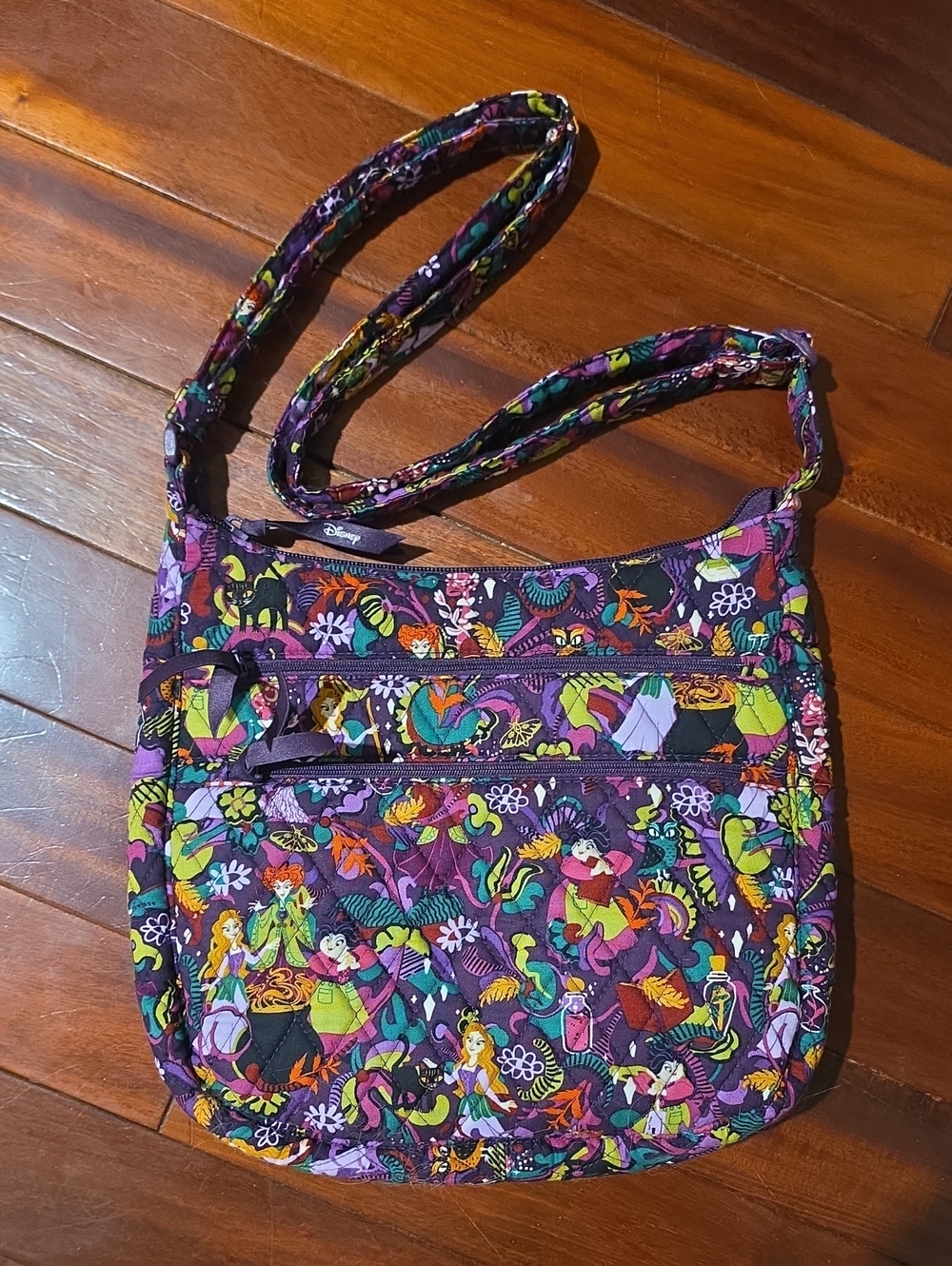 NWOTS Vera Bradley X Disney Hocus Pocus Trio Zip Hipster